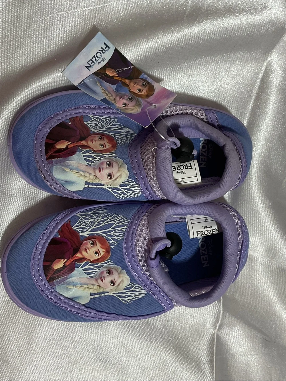Disney Frozen Girls' Purple Slip-On Sneakers